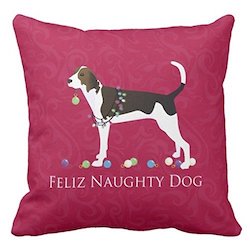 Coonhound Christmas Pillowcases