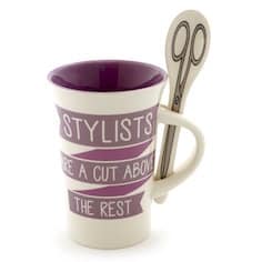 Stylist Coffee Mug with Spoon