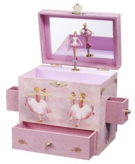 Ballerina Treasure Music Box
