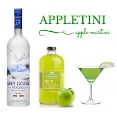 Grey Goose Appletini Apple Martini Gift Set