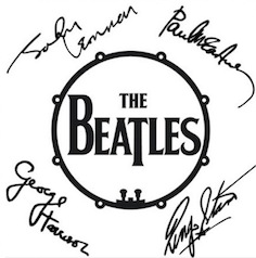 Beatles Signature Drum Magnet