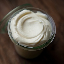 Homemade Rosemary mint shaving cream