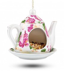Artisan Teapot Bird Feeder