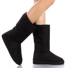 Faux Suede Boot