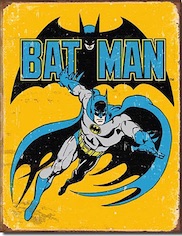 Batman Vintage Metal Tin Sign