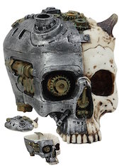 Cyborg Skull Jewelry Box